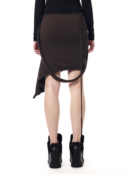 Ottolinger Jersey Pencil Skirt Brown
