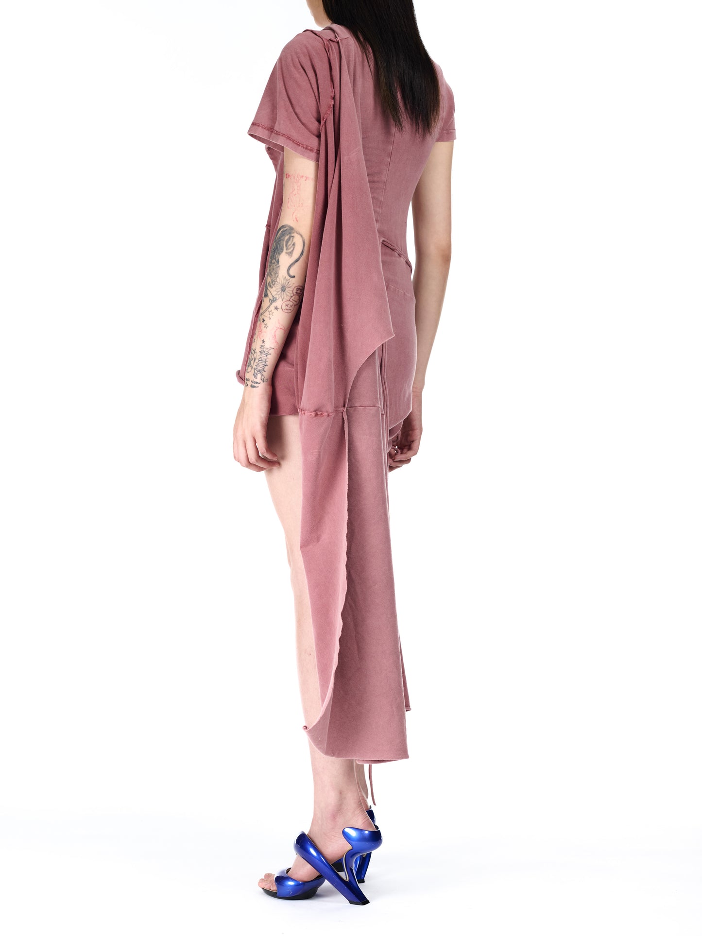 Ottolinger Adaptive Maxi Dress Mauve Red