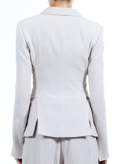 Ottolinger Fitted Mousseline Blazer Beige