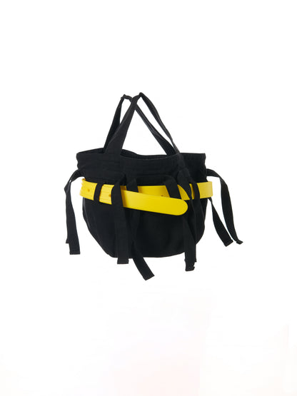 Ottolinger Belted Strappy Tote Bag Mini Black