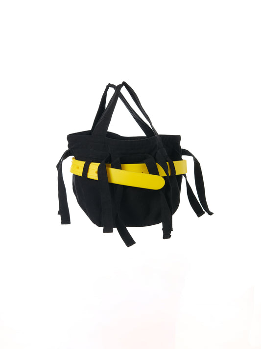 Ottolinger Belted Strappy Tote Bag Mini Black