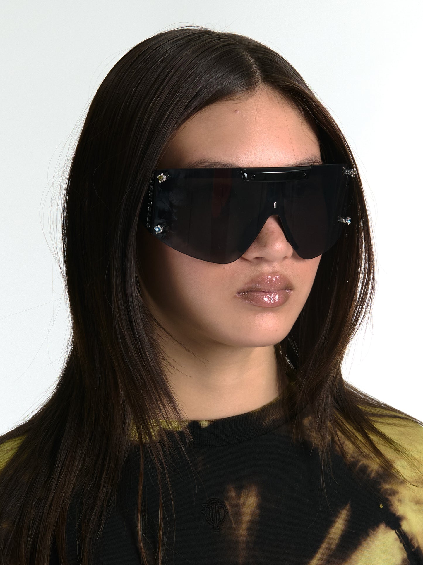 Ottolinger Gem-Stud Knotted Sunglasses Black