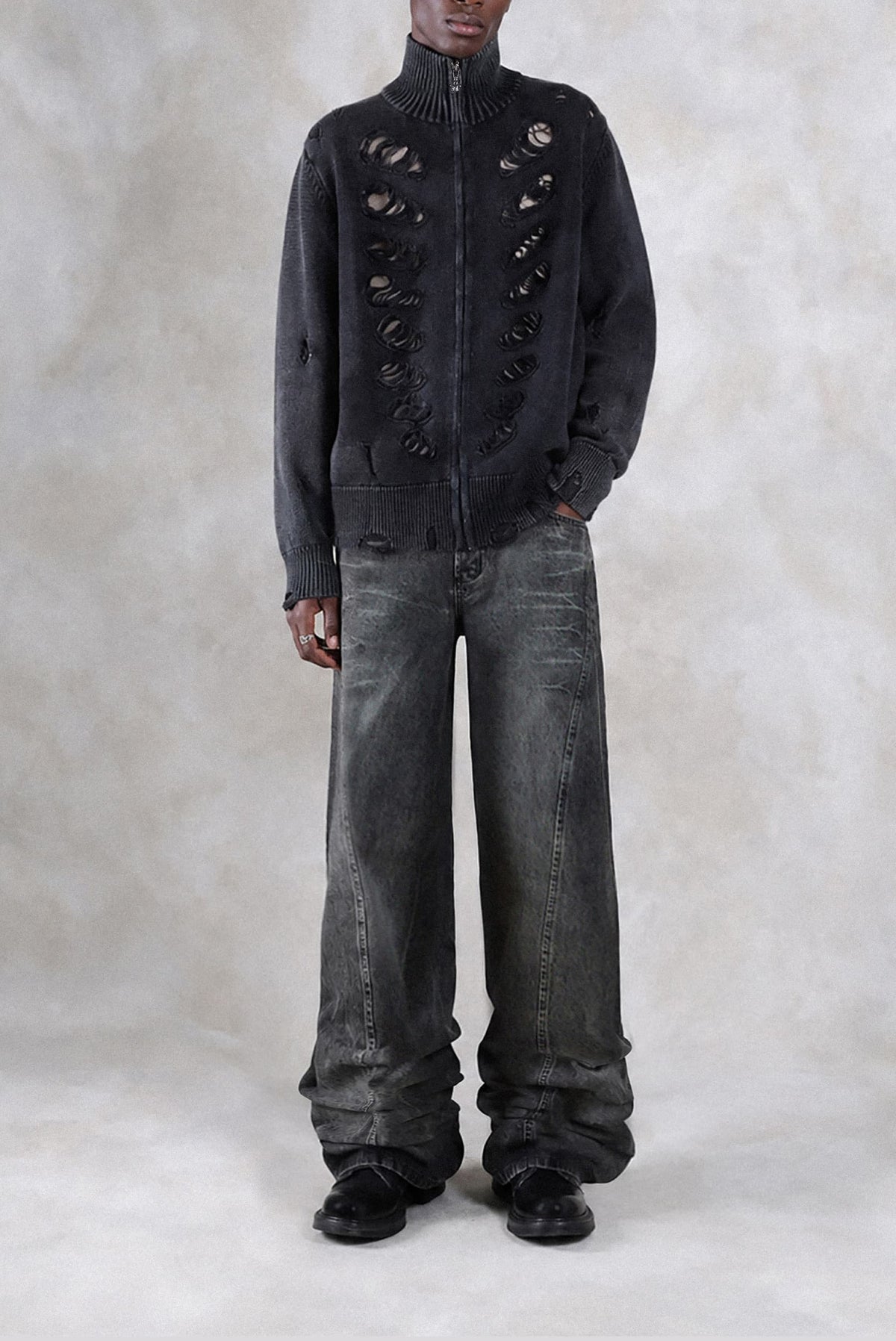 Avavav Kalle Zip Knit Sweater
