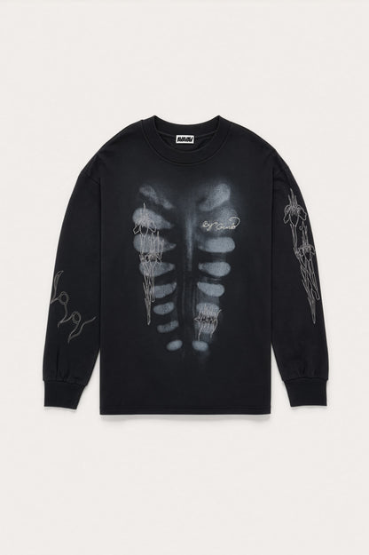 Avavav Tage X-Ray Handwriting Sweater