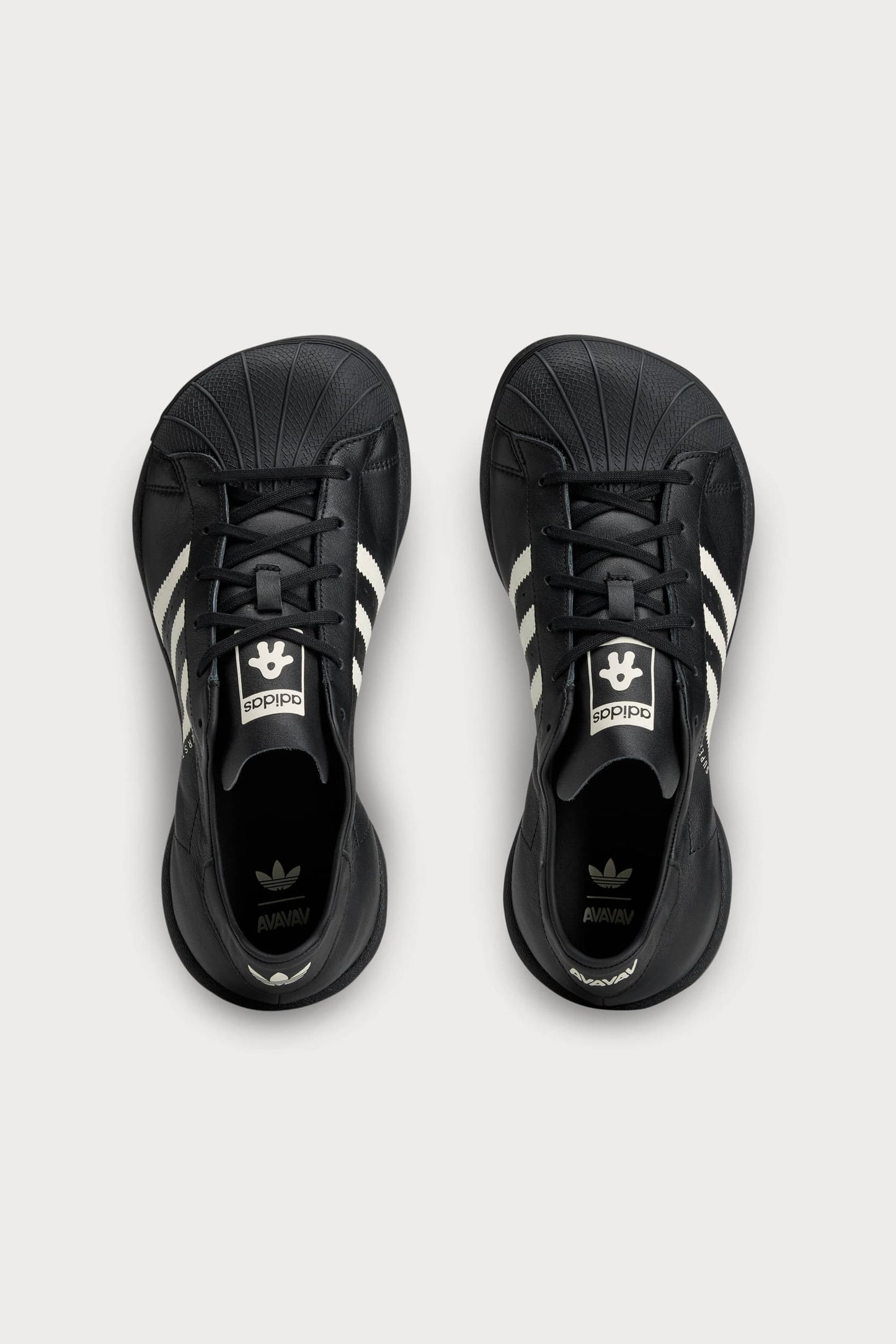 adidas Originals by Avavav unpadded Superstar Black
