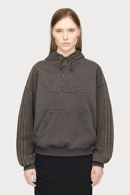 adidas Originals By Avavav Embossed Hoodie Carbon