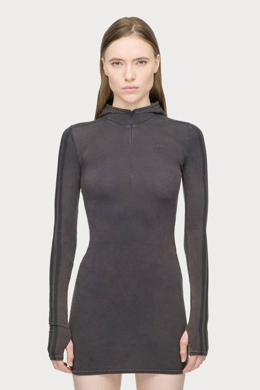 adidas Originals by AVAVAV Hooded Dress Carbon