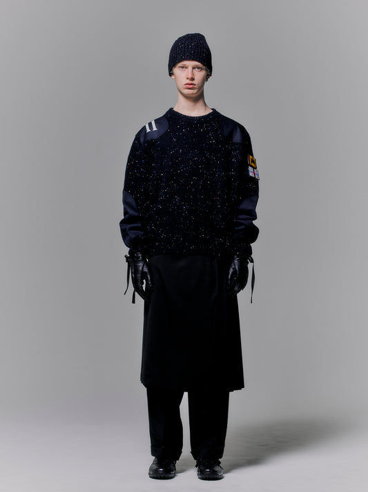 Cognomen Mixed Colour Command Sweater Navy