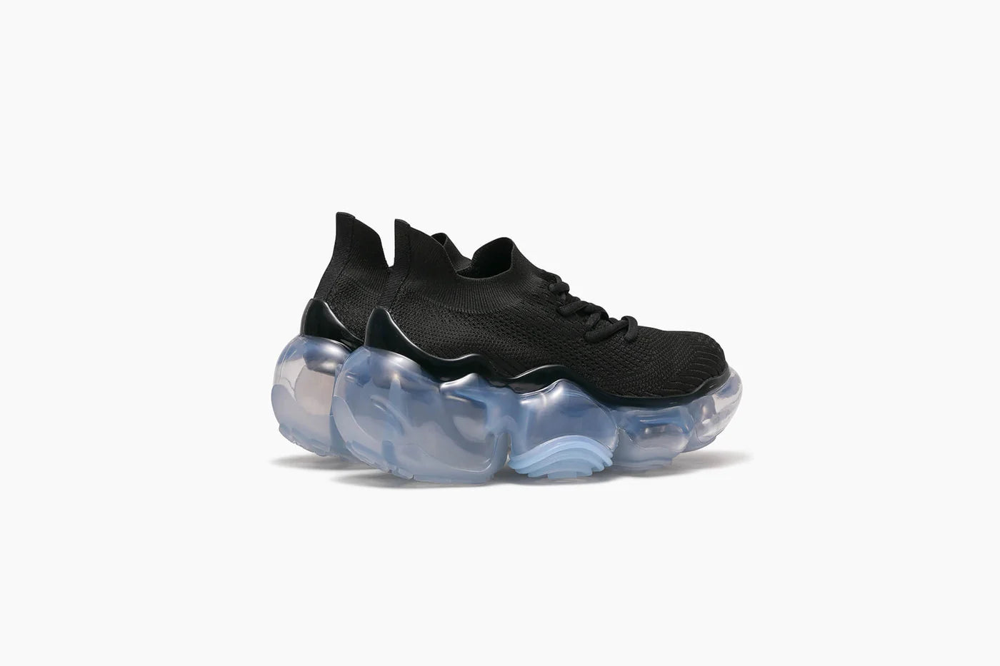 Grounds MOOPIE Black & Ice Gray Sneackers