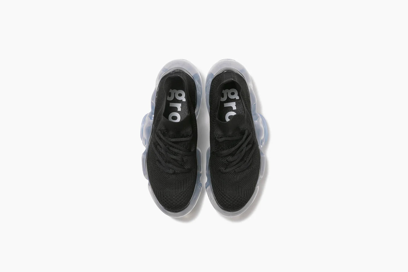 Grounds MOOPIE Black & Ice Gray Sneackers