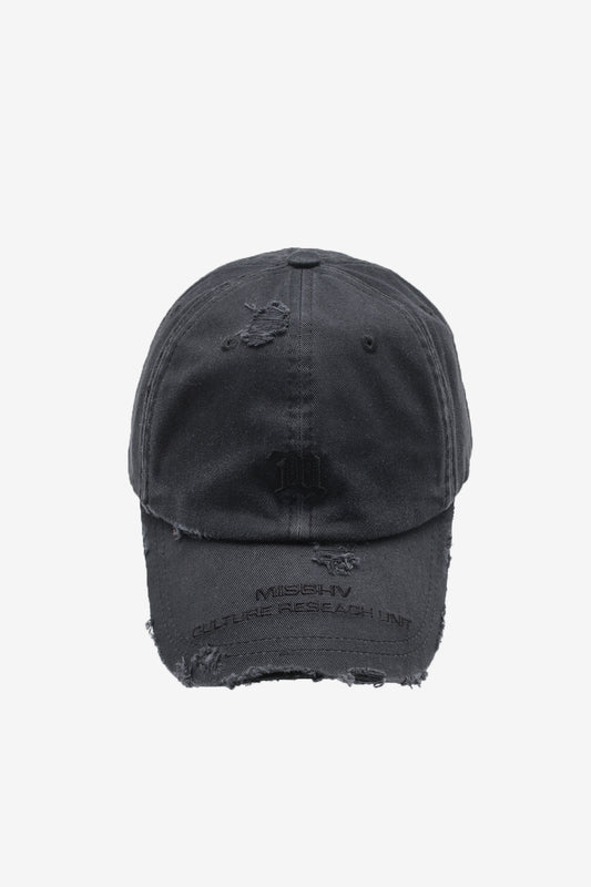 MISBHV Culture Research Unit Cap Washed Black