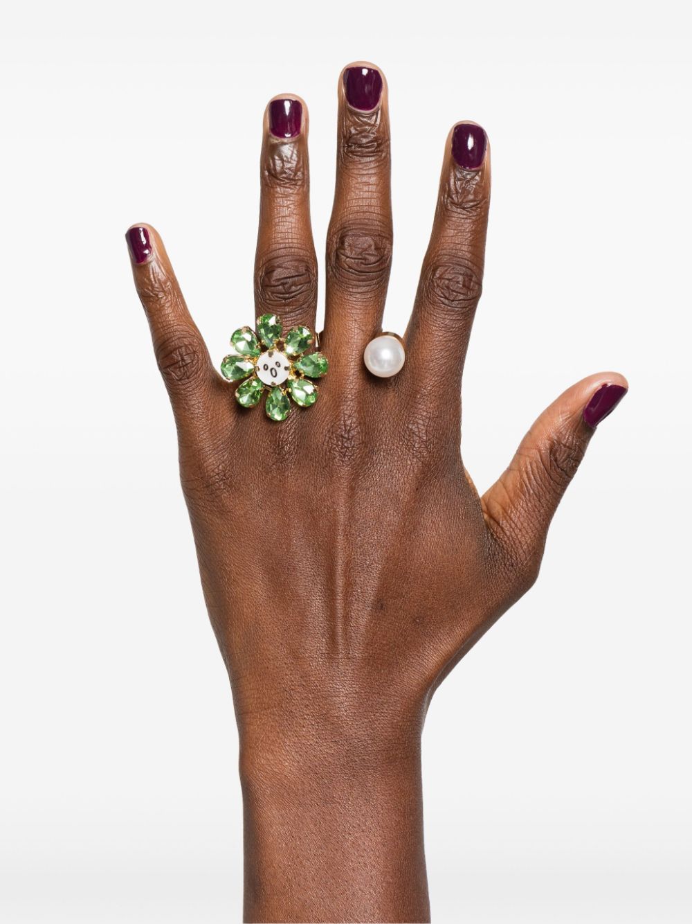 Charles Jeffrey LOVERBOY Crazy Daizy Pearl Ring