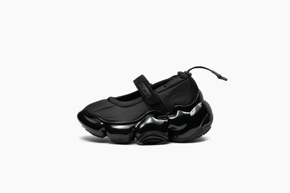 Grounds MOOPIE STRAP PUMPS Black Ballerinas