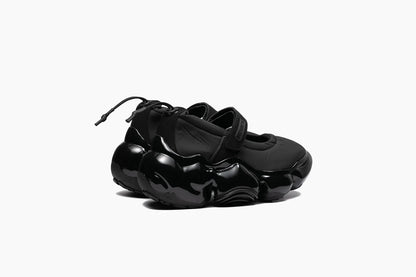 Grounds MOOPIE STRAP PUMPS Black Ballerinas