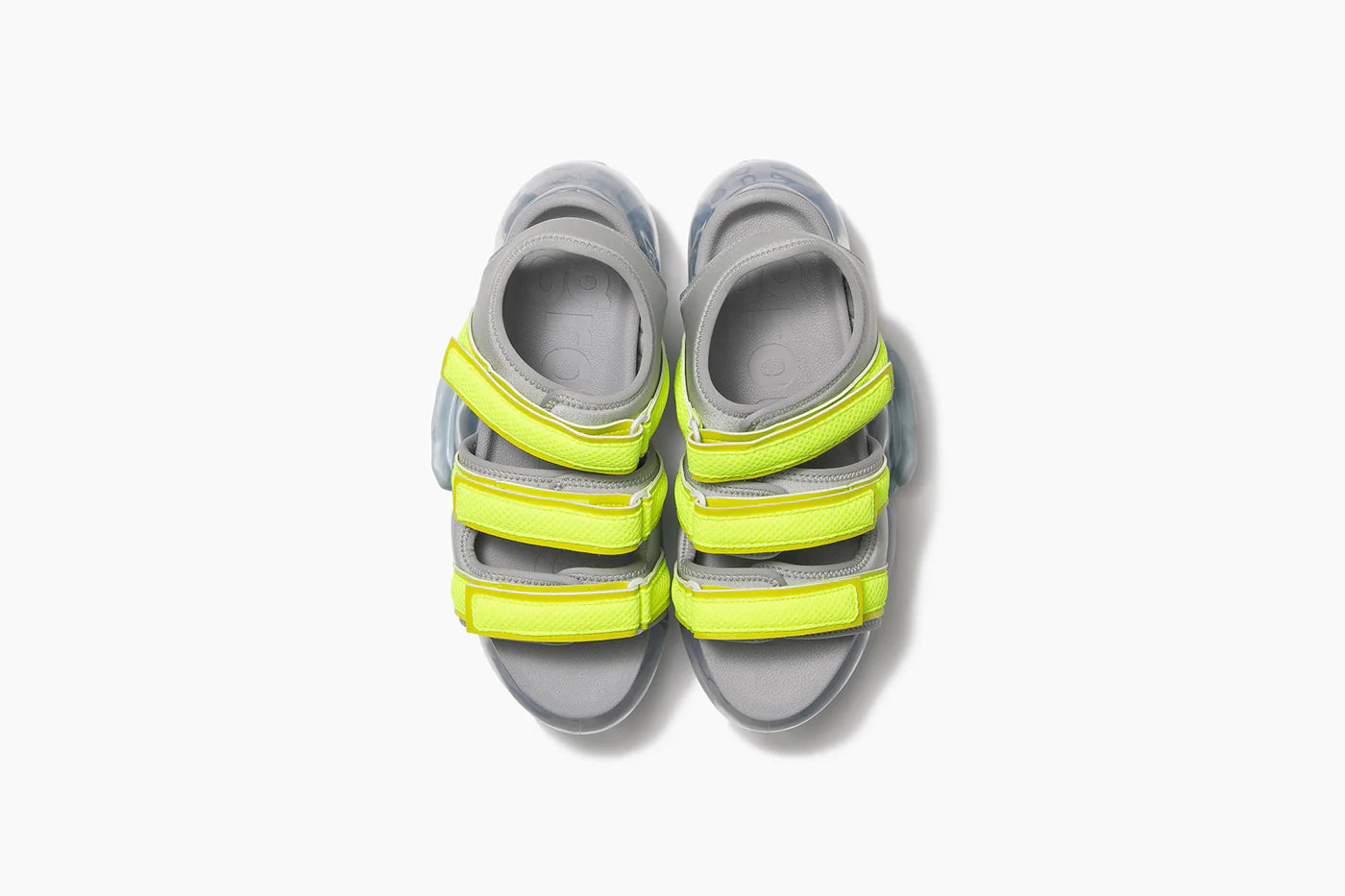 Grounds MOOPIE CATERPILLAR Neon Yellow & Icegray Sandals