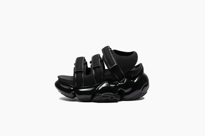 Grounds MOOPIE CATERPILLAR Black Sandals