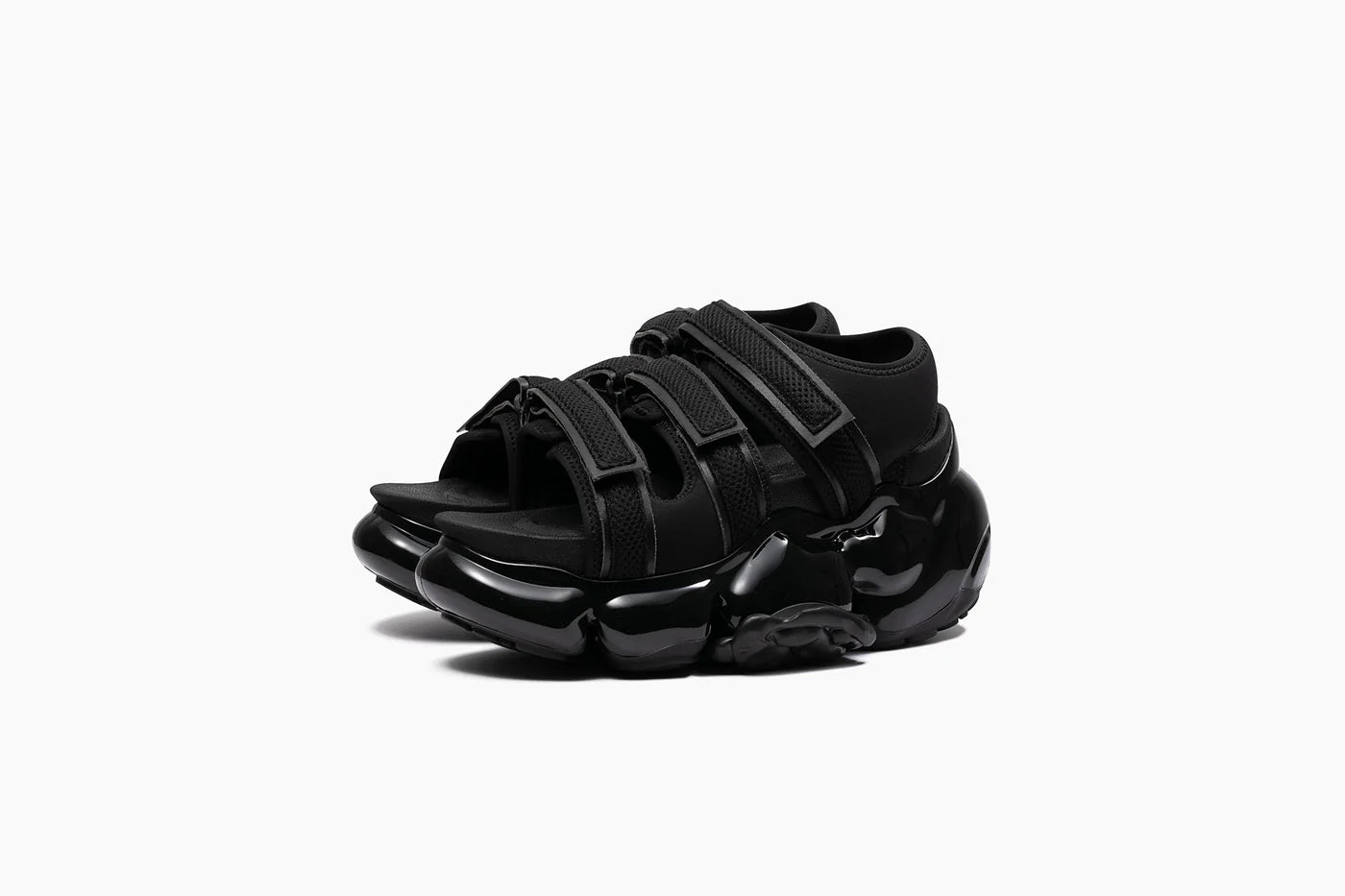 Grounds MOOPIE CATERPILLAR Black Sandals