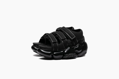 Grounds MOOPIE CATERPILLAR Black Sandals