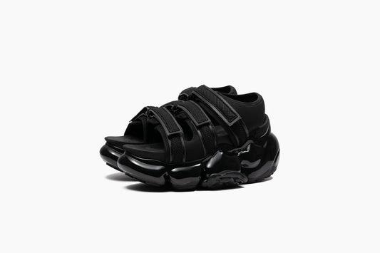 Grounds MOOPIE CATERPILLAR Black Sandals