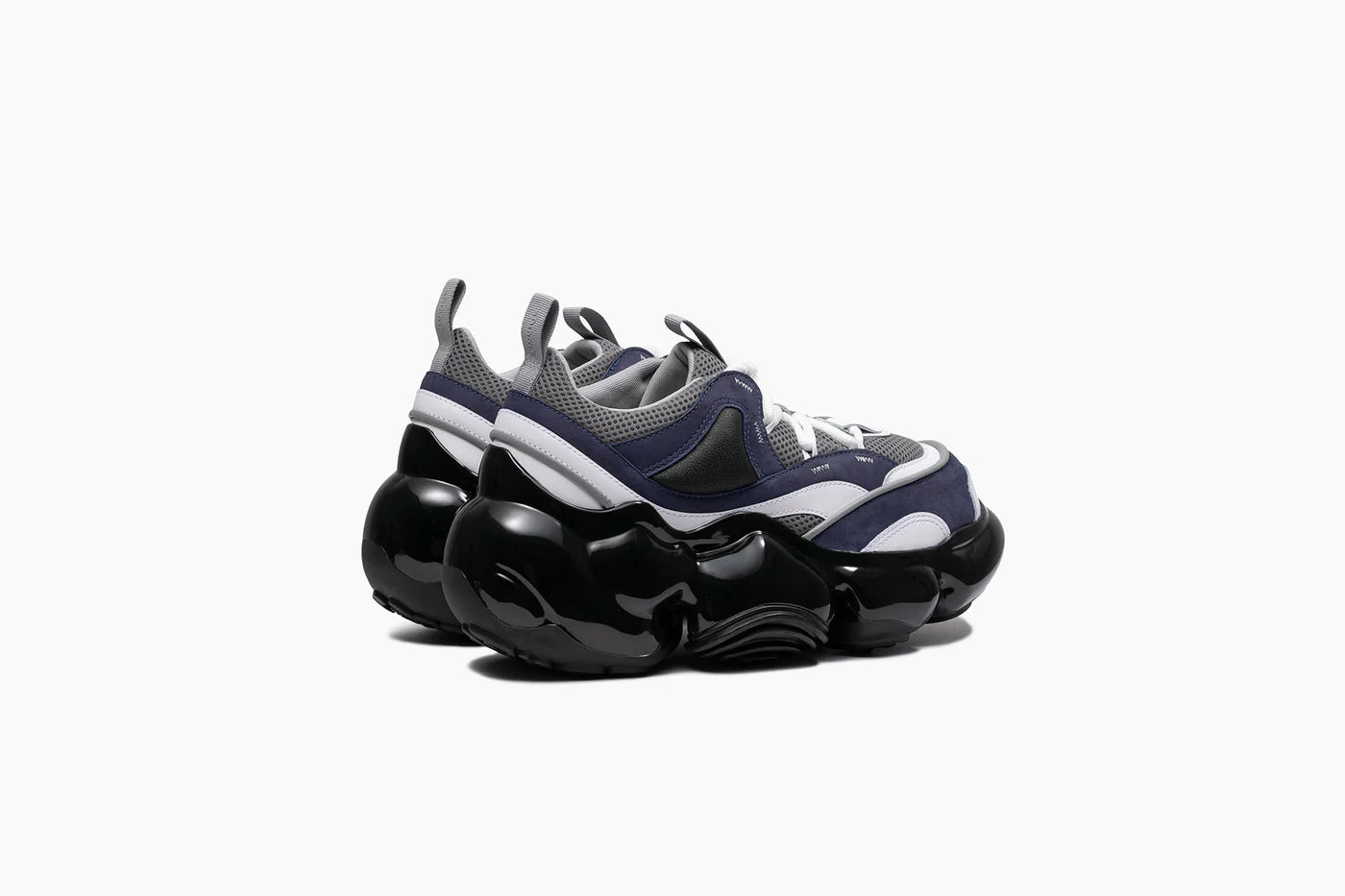 Grounds MOOPIE JAWS Night Gray & Black Sneakers