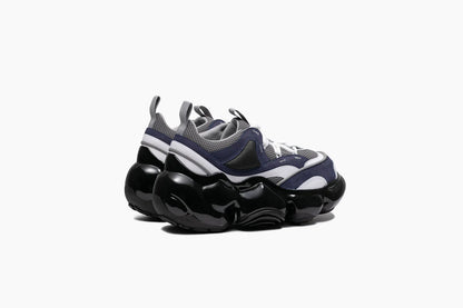 Grounds MOOPIE JAWS Night Gray & Black Sneakers