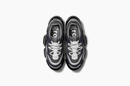 Grounds MOOPIE JAWS Night Gray & Black Sneakers