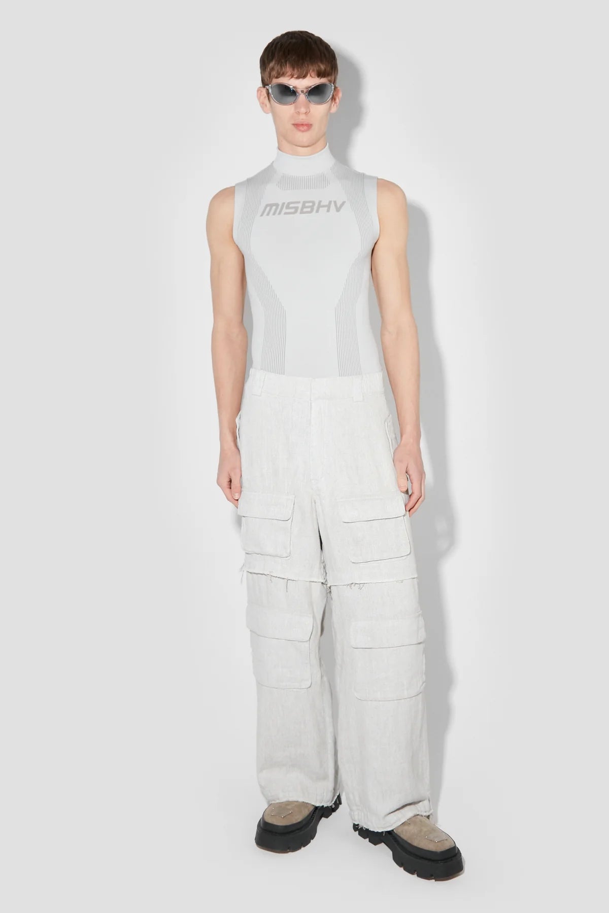MISBHV Sport Sleeveless Top Light Gray