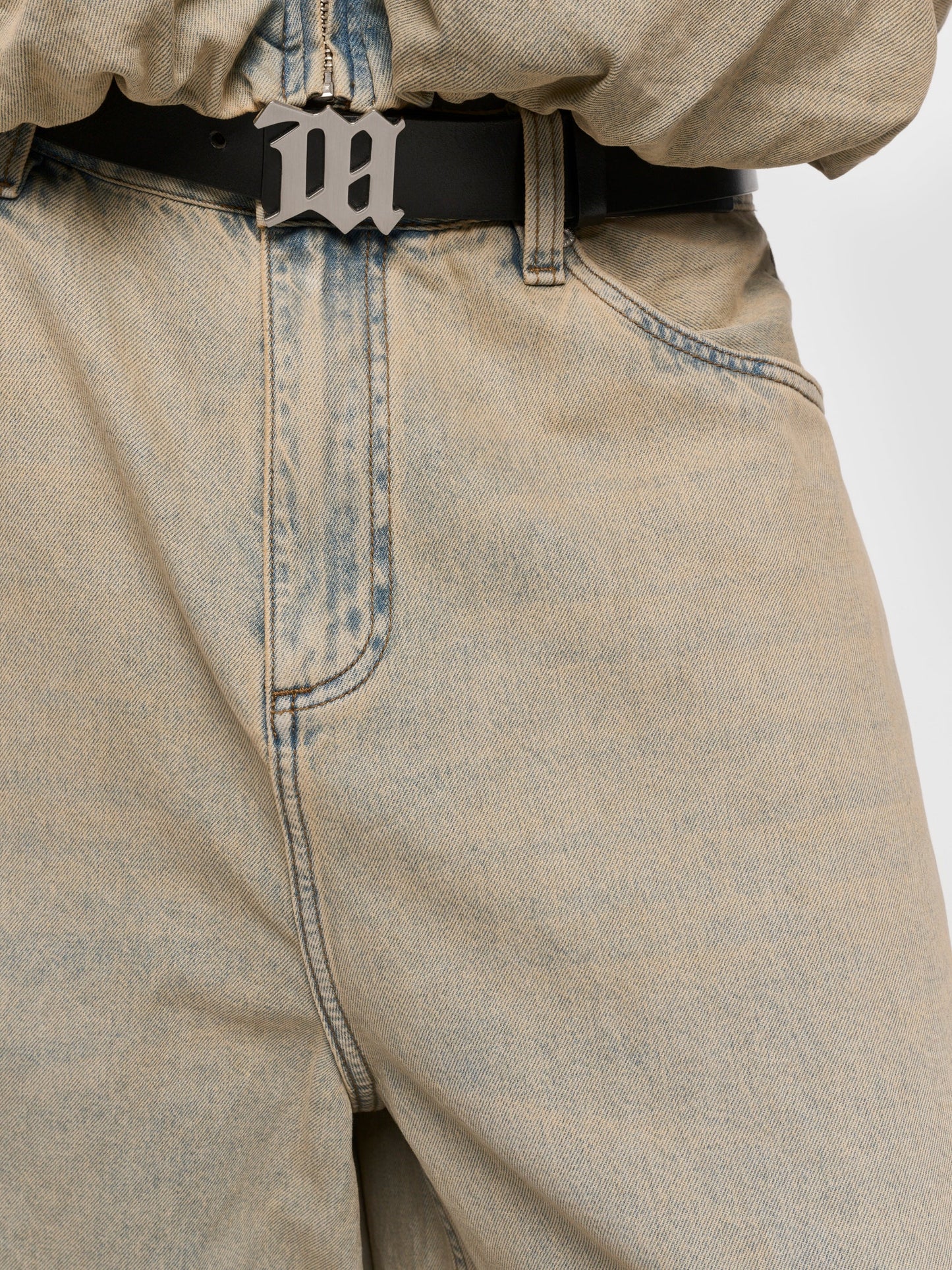 MISBHV Ballon Denim Trousers Dirt Sand Washed