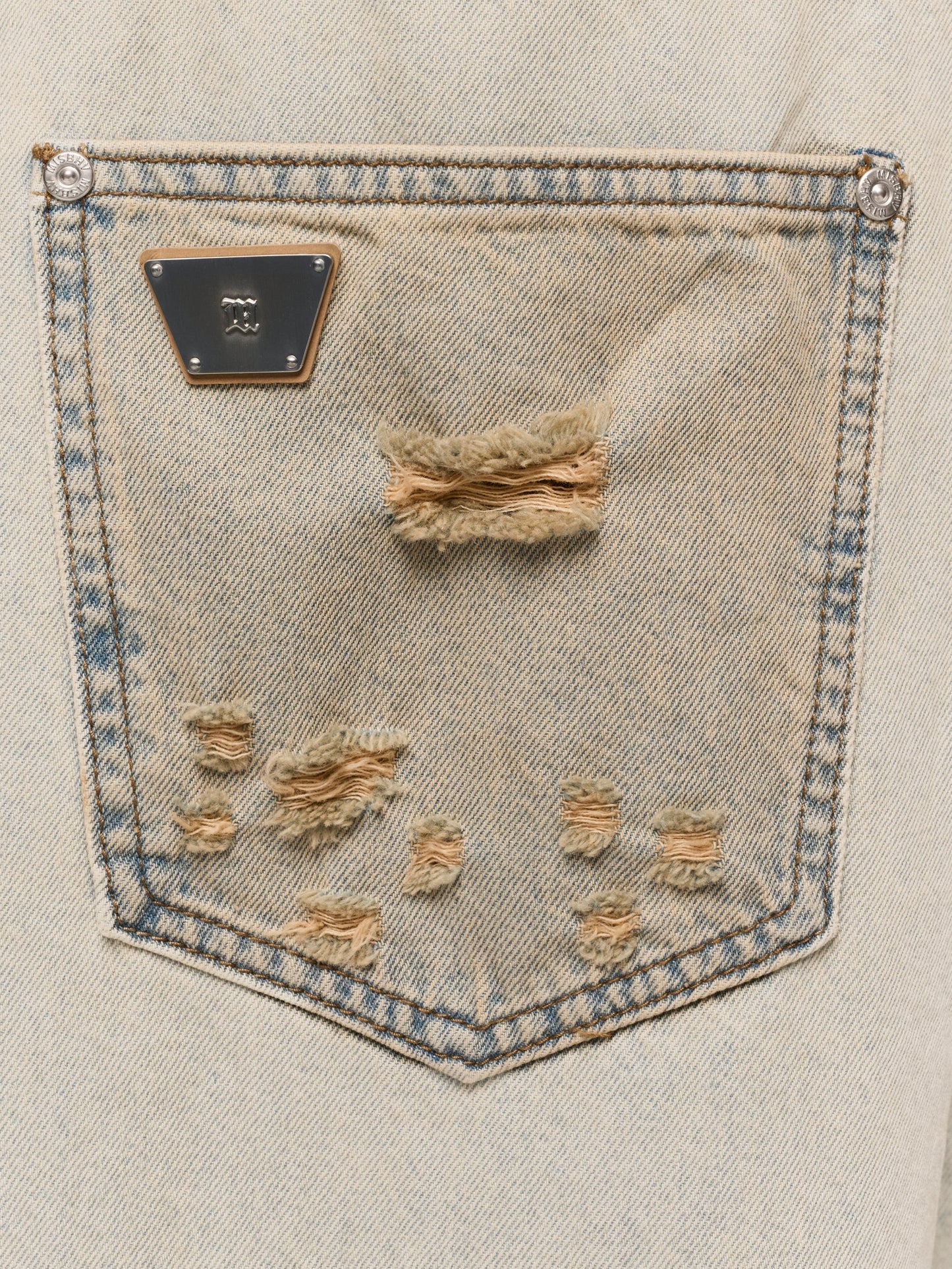 MISBHV Ballon Denim Trousers Dirt Sand Washed