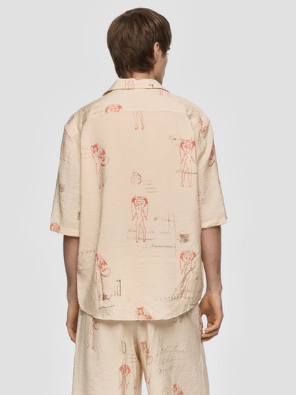 MISBHV Devil&Angel Shirt Poscard Beige
