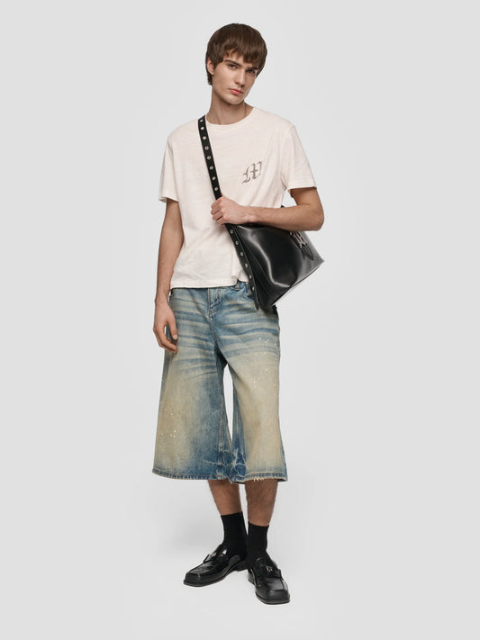 MISBHV 2IN1 Denim Dirt Baggy Shorts