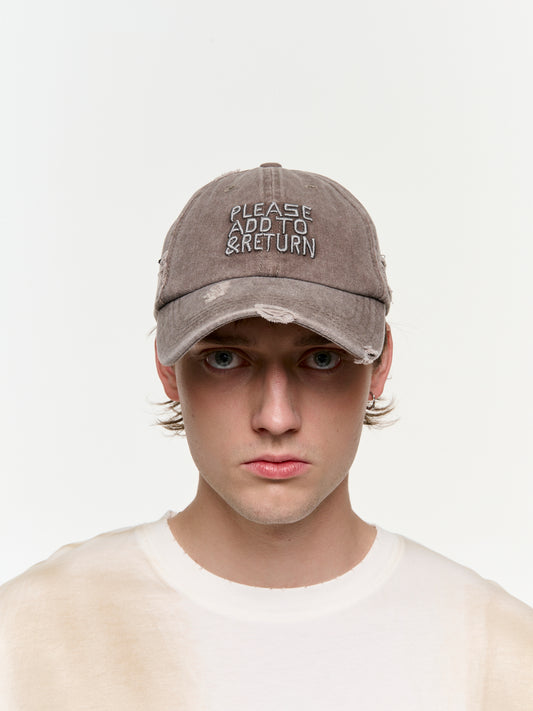 MISBHV Ray Johnson Cap Washed Grey