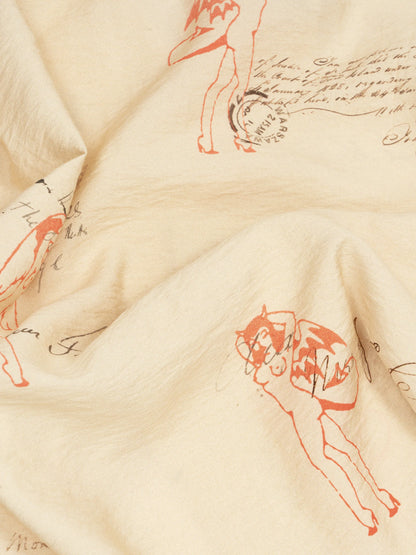 MISBHV Devil&Angel Shorts Poscard Beige