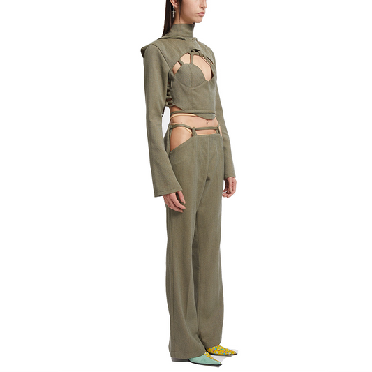 Giorgiandreazza Military Suit Pant Green