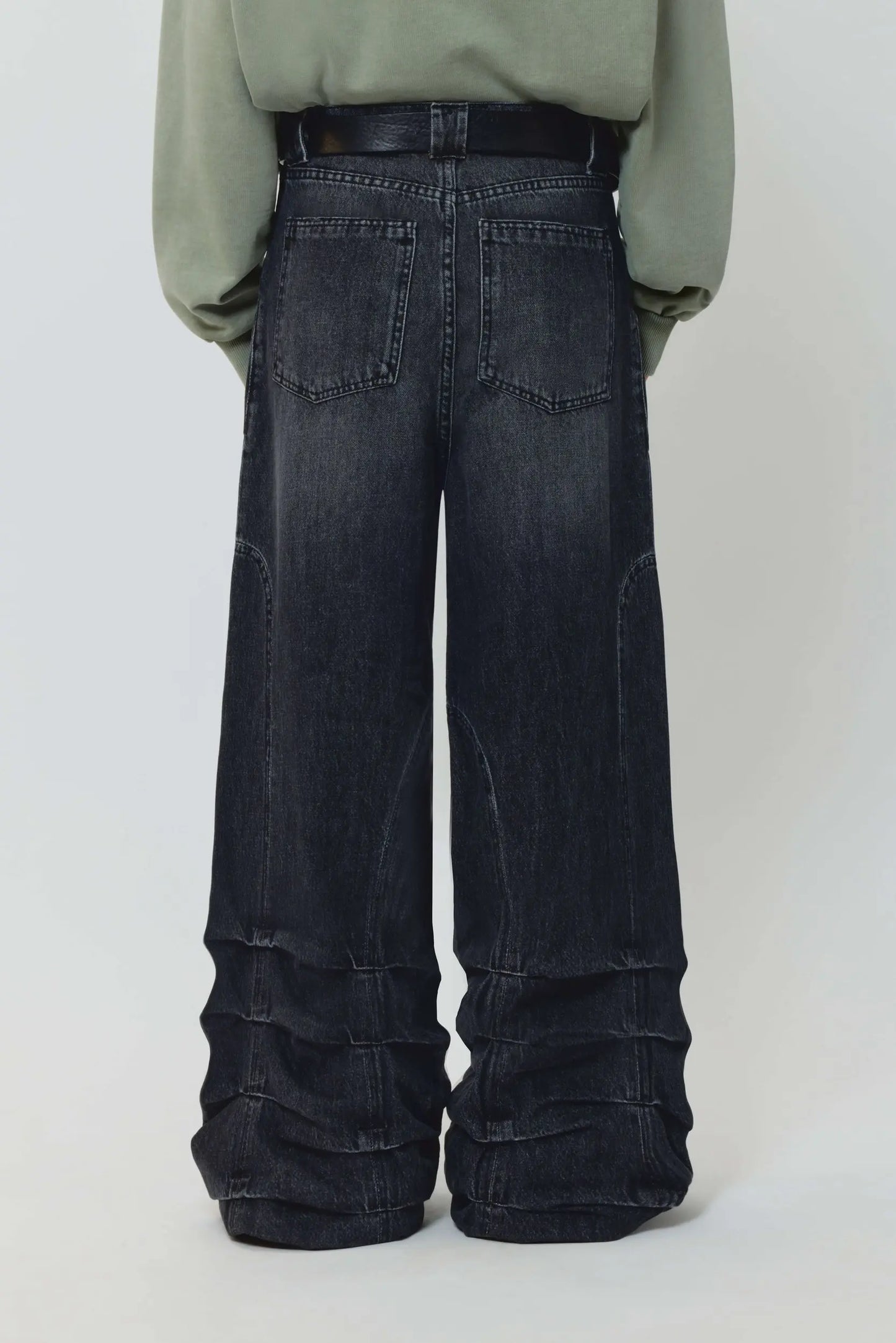 AVAVAV Smock Wide Fit Jeans Stonewash Black