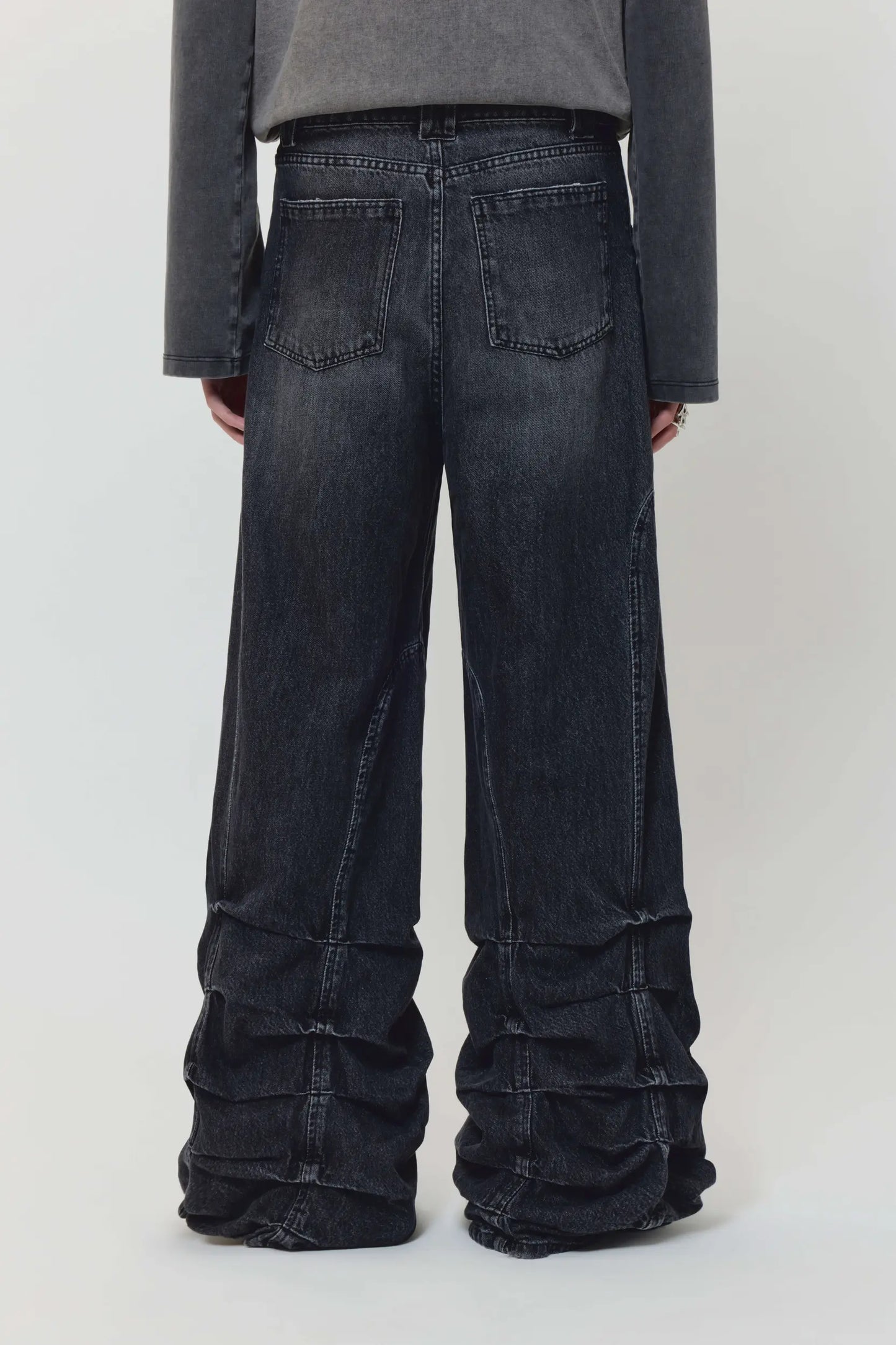 AVAVAV Smock Wide Fit Jeans Stonewash Black