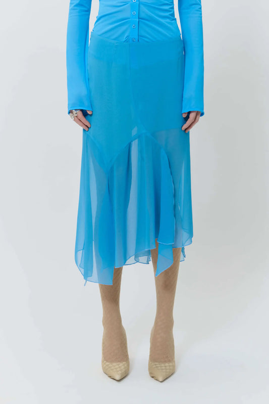 AVAVAV Draped Skirt Blue