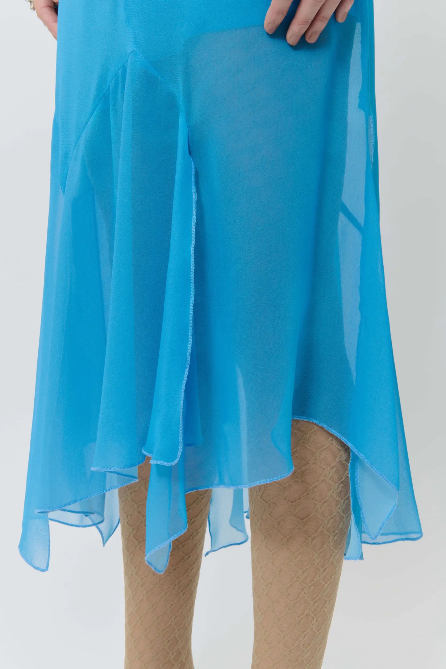 AVAVAV Draped Skirt Blue