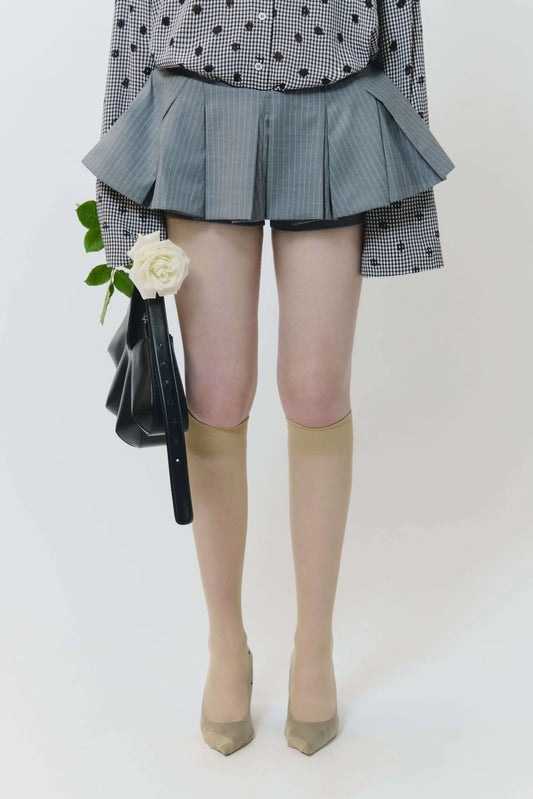 AVAVAV Biker Ballerina Skirt Light Gray