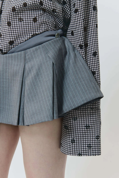 AVAVAV Biker Ballerina Skirt Light Gray