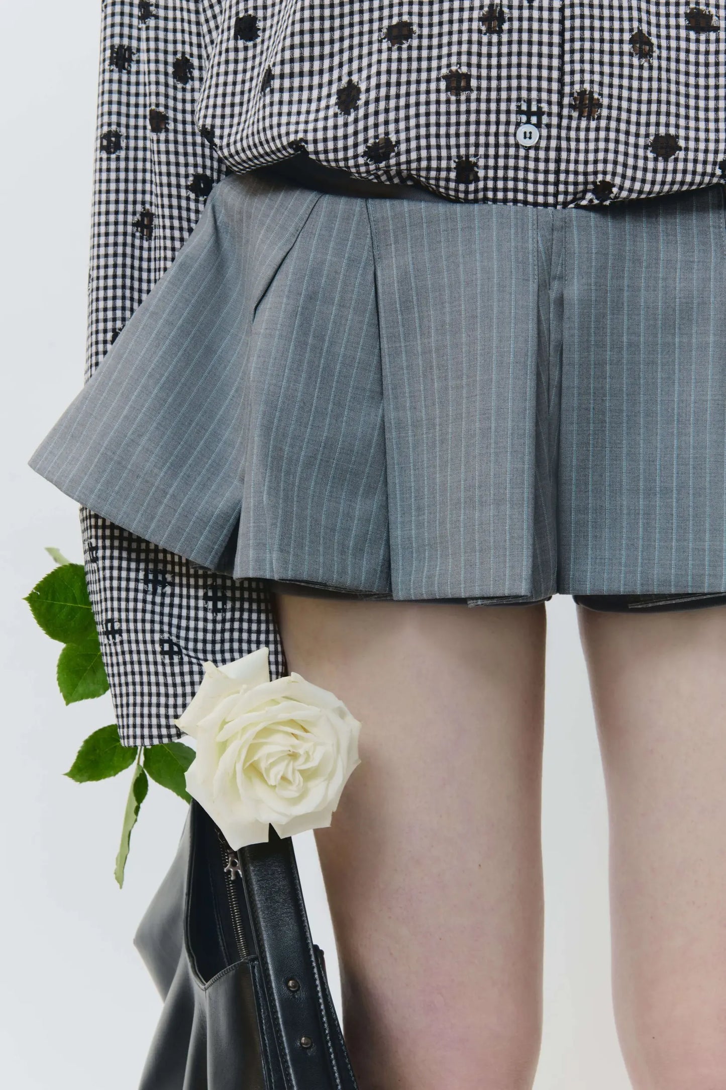 AVAVAV Biker Ballerina Skirt Light Gray