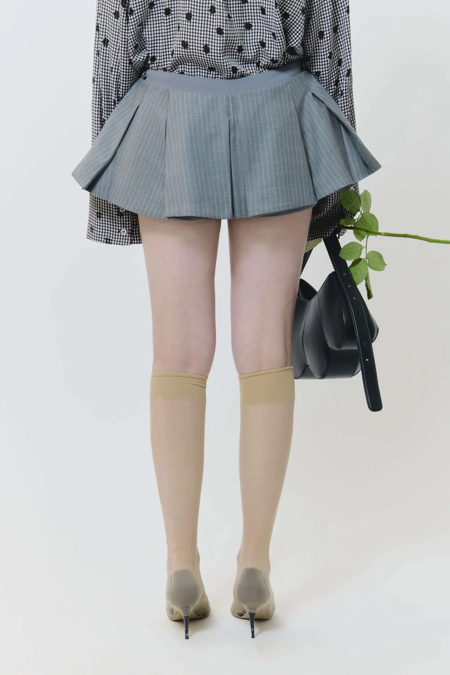 AVAVAV Biker Ballerina Skirt Light Gray