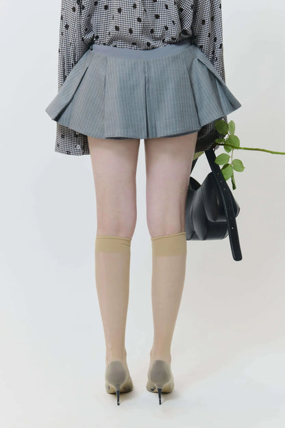 AVAVAV Biker Ballerina Skirt Light Gray