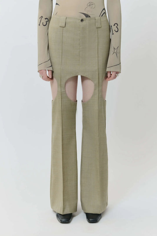 AVAVAV Tailored Skirt Pant Beige