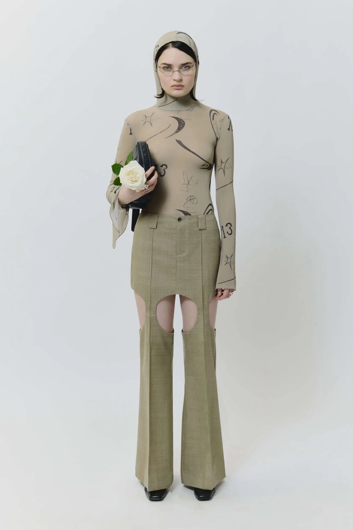 AVAVAV Tailored Skirt Pant Beige
