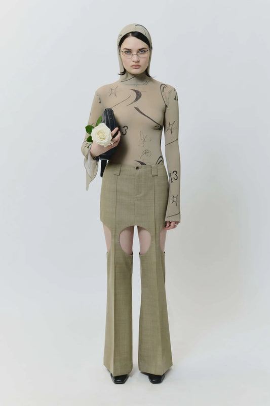 AVAVAV Tailored Skirt Pant Beige