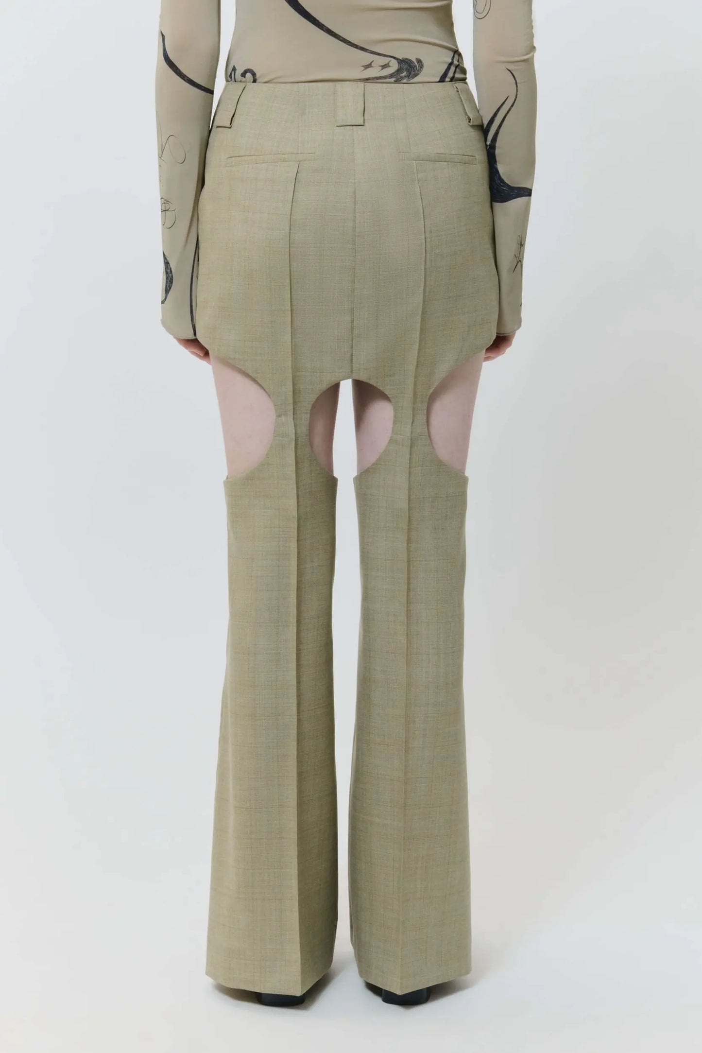 AVAVAV Tailored Skirt Pant Beige