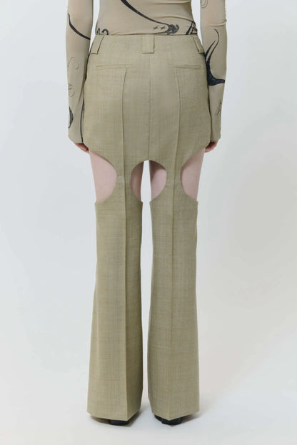 AVAVAV Tailored Skirt Pant Beige