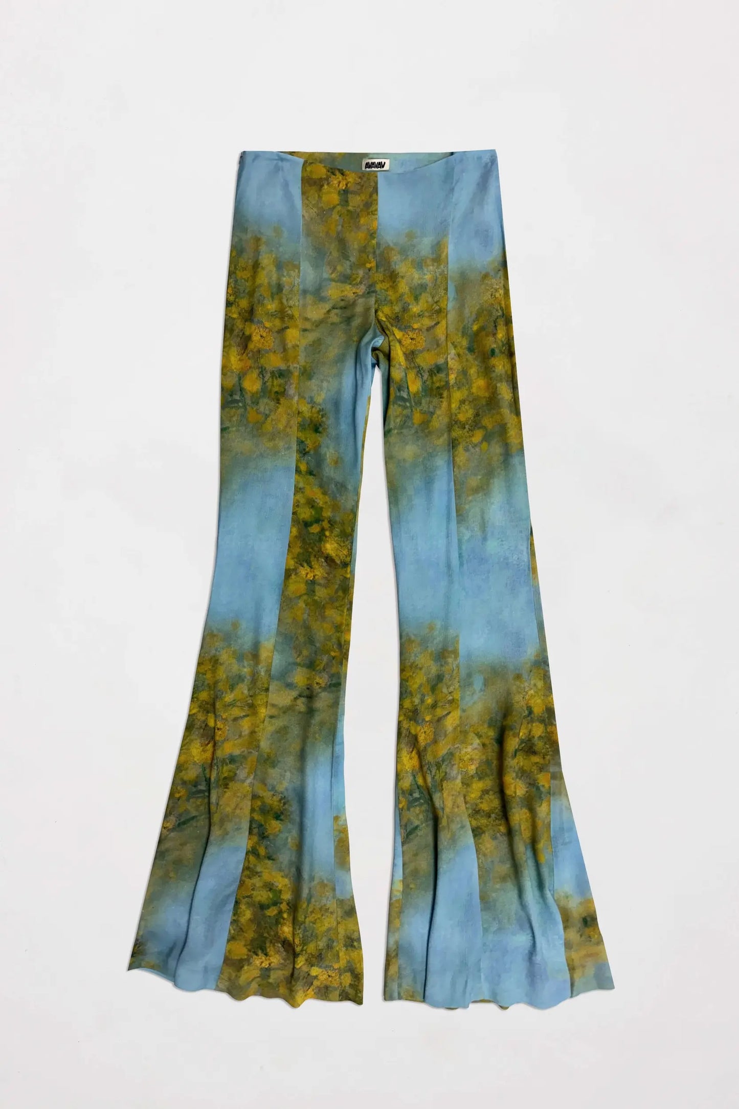 AVAVAV Flared Trousers Yellow & Blue