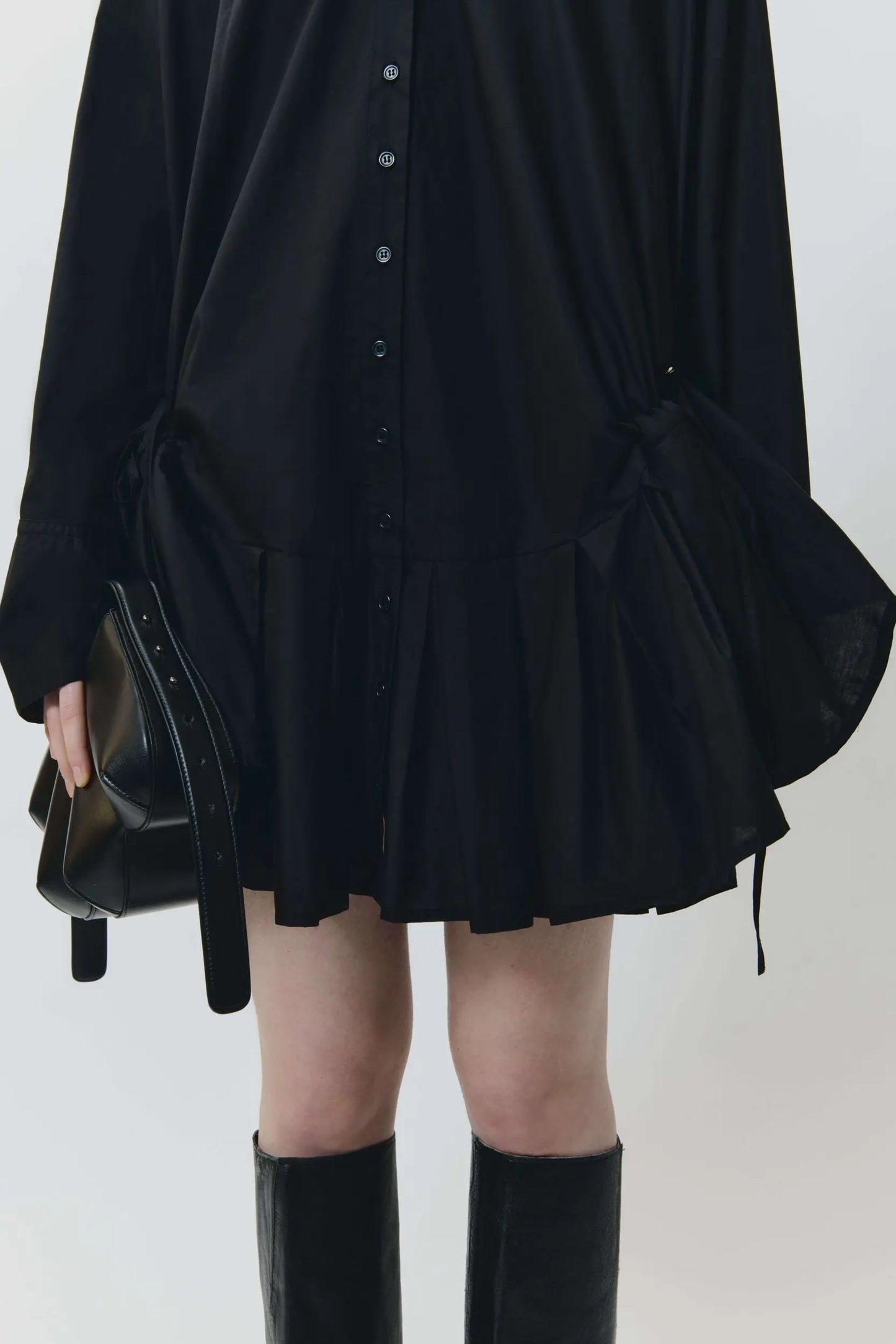 AVAVAV Ballerina Shirt Dress Black